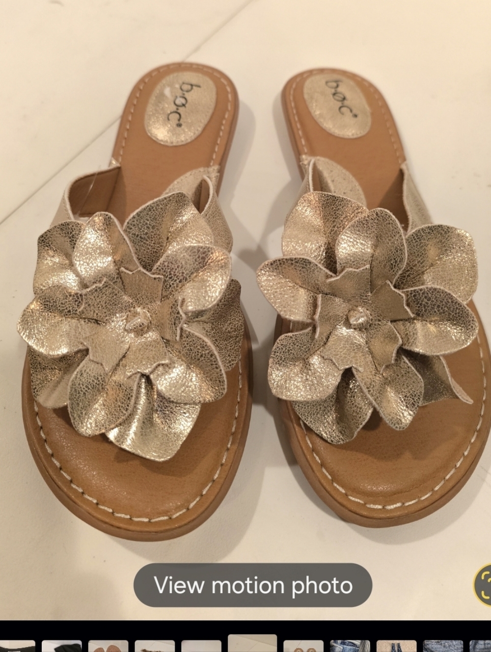 NWOT B.O.C.  WOMEN'S Kasia Sandels Champagne Women's Size 9